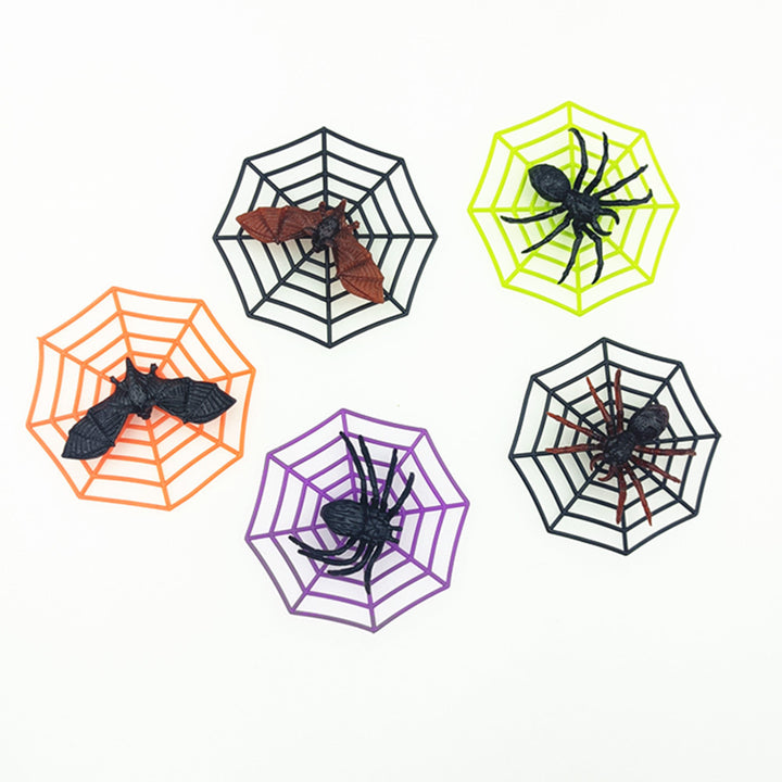 Halloween Themed Decor Spider Web Set Bowlift
