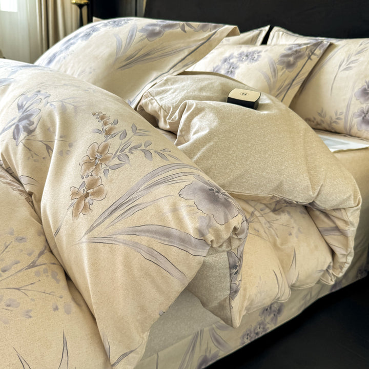 Textured Patchwork Bedding Set