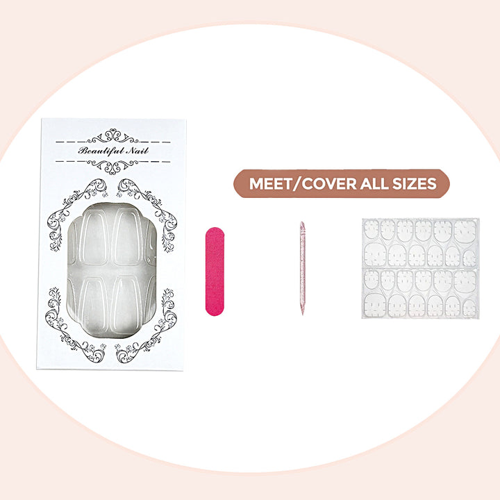 Premium Transparent Nail Tips Bowlift
