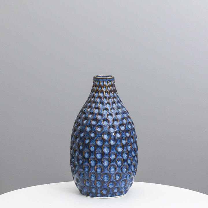 Textured Ceramic Decorative Vase Bowlift