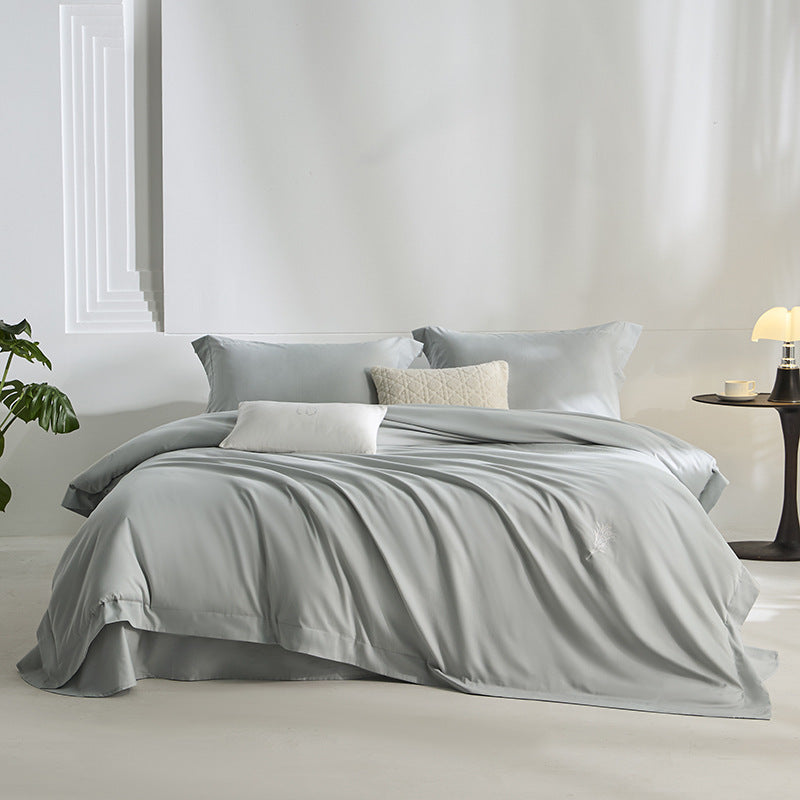 Luxury Cooling Bamboo Duvet Cover Bedding Set with Pillowcases