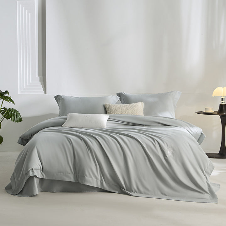 Luxury Cooling Bamboo Duvet Cover Bedding Set with Pillowcases