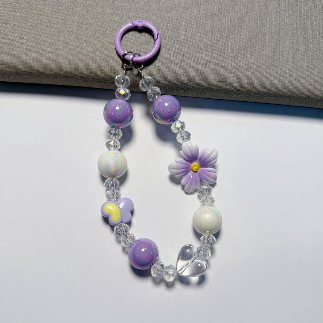 Beaded Charm Keychain Bowlift