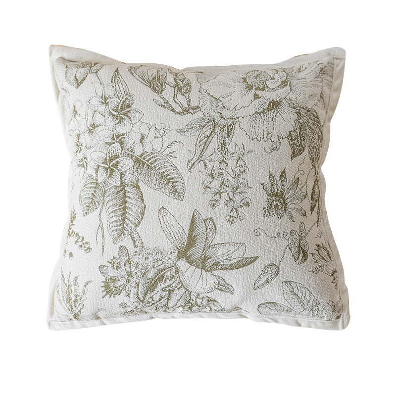 Patterned decorative cushion with textured chenille surface Bowlift