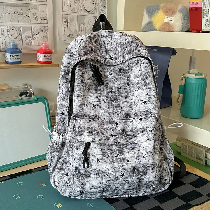 Star-Patterned Casual Backpack Bowlift 1791204705