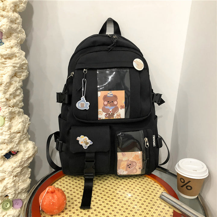 Cute Cartoon-Themed Backpack Bowlift