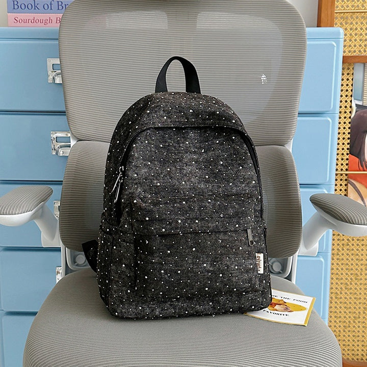 Stylish Polka Dot Everyday Backpack Bowlift