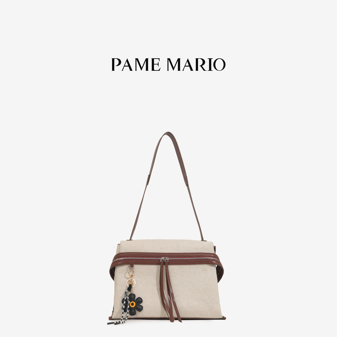 Stylish Handcrafted Canvas Crossbody Bag