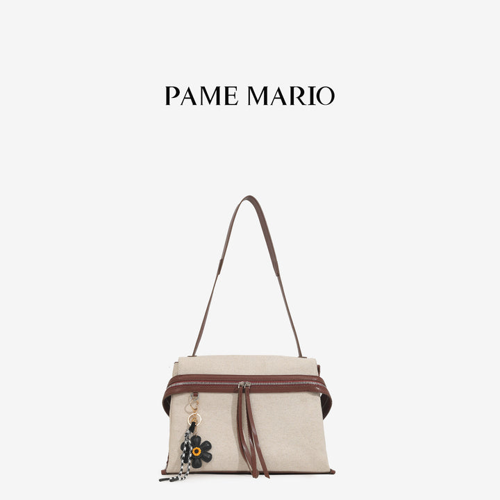 Stylish Handcrafted Canvas Crossbody Bag