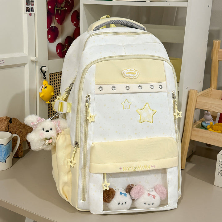 Transparent Pocket Backpack Bowlift