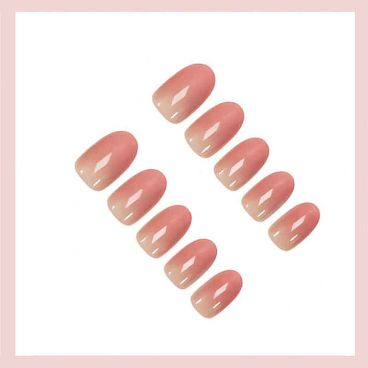 Acrylic nail set with elegant French-style design Bowlift