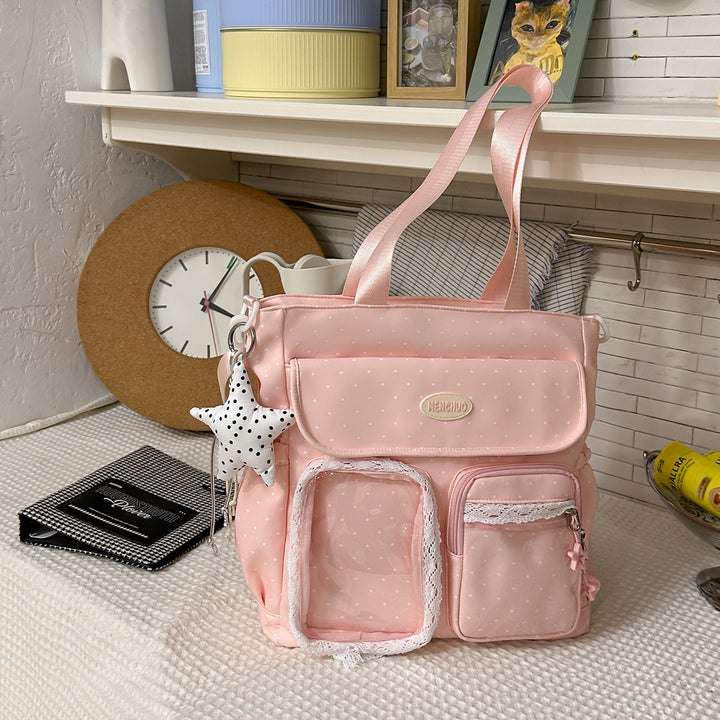 Stylish Multi-Pocket Patterned Backpack Bowlift
