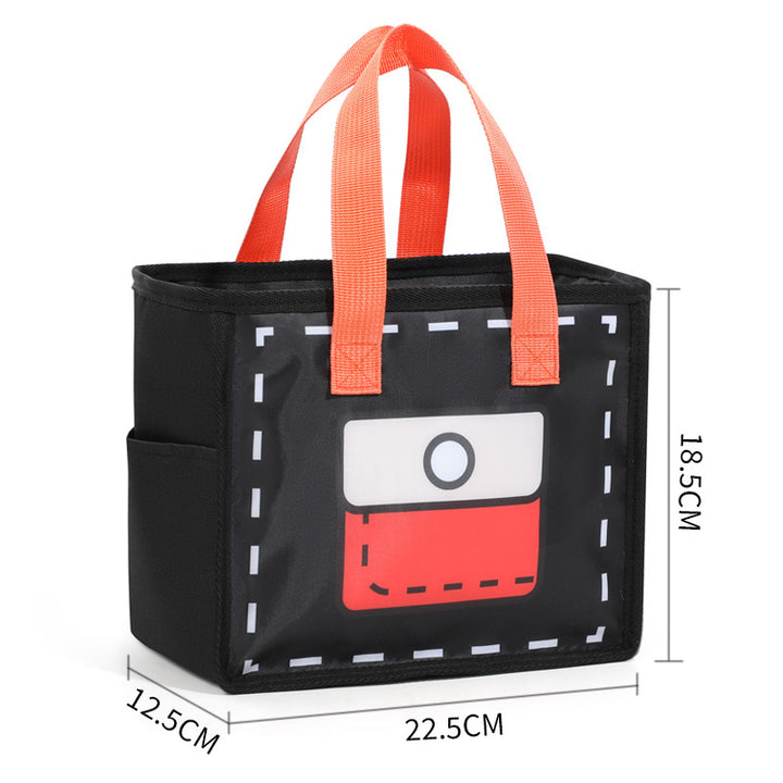 Insulated Lunch Bag Cooler with Side Pocket