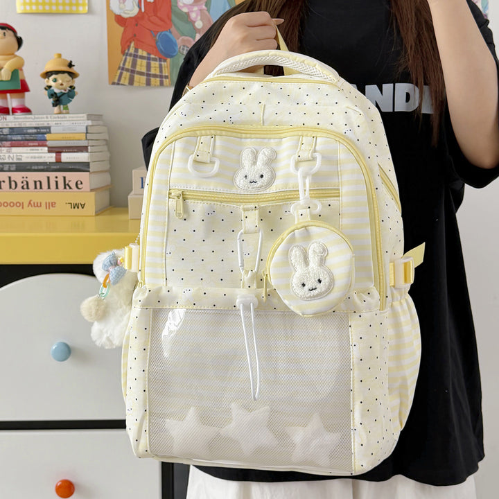 Cartoon Character Print Backpack Bowlift