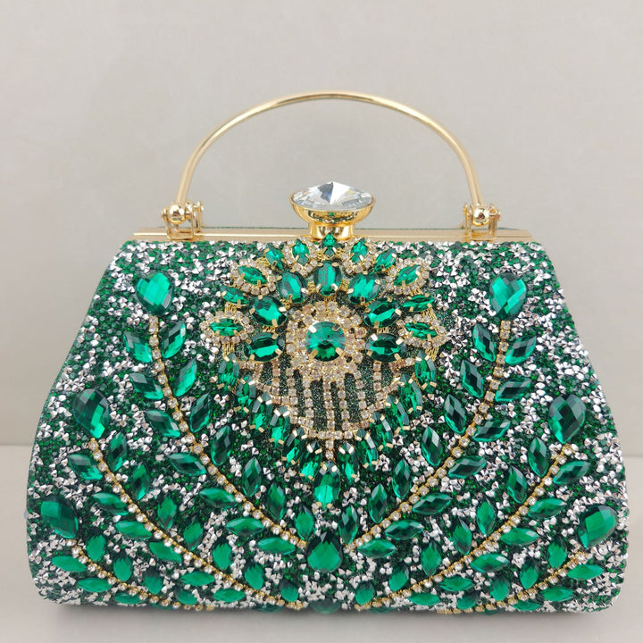 Ornate Jeweled Evening Clutch