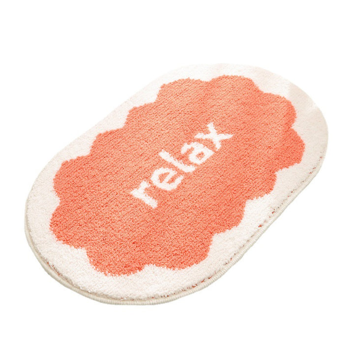 Soft Plush Relax-Themed Bath Mat