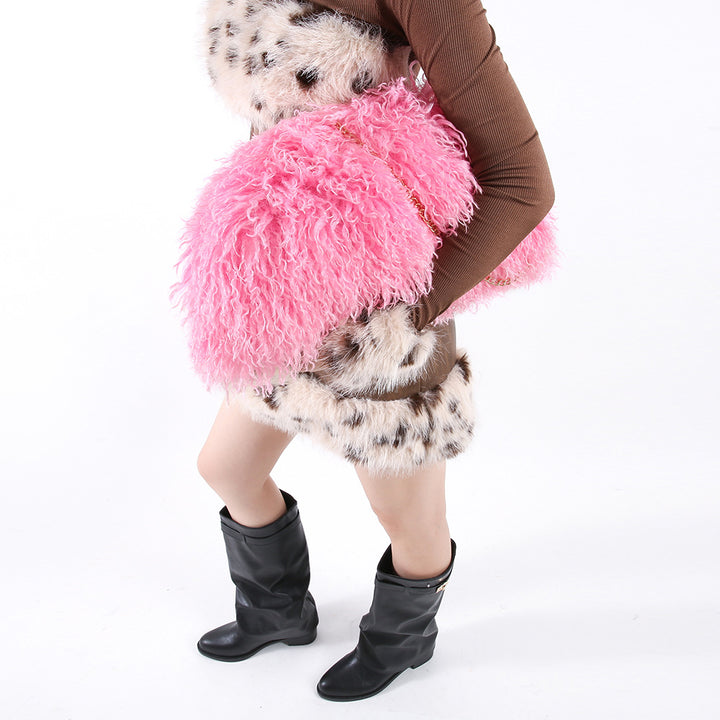 Fluffy Furry Handheld Bag