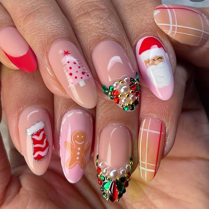 Festive Holiday Nail Art Set Bowlift