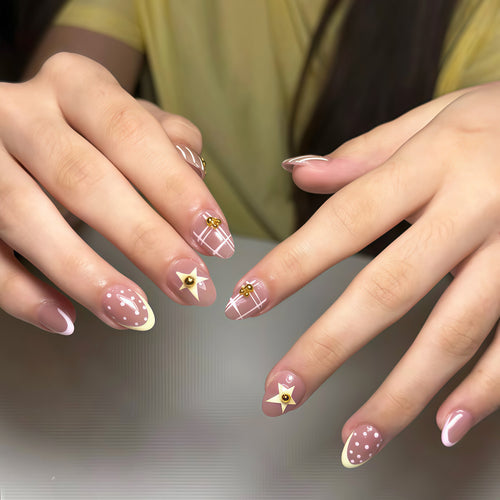 Decorative Nail Art Press-On Set 1790746018