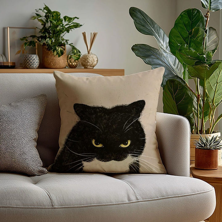 Plush Decorative Dog-Themed Throw Pillow