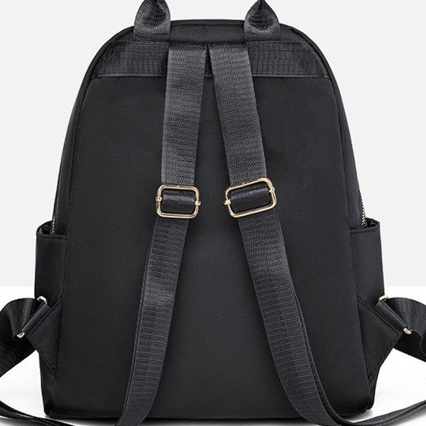Women's Floral Embroidered Backpack Bowlift