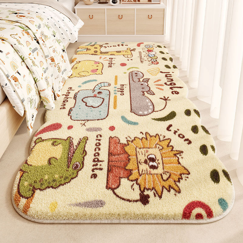 Children's Fun-Themed Plush Area Rug for Home