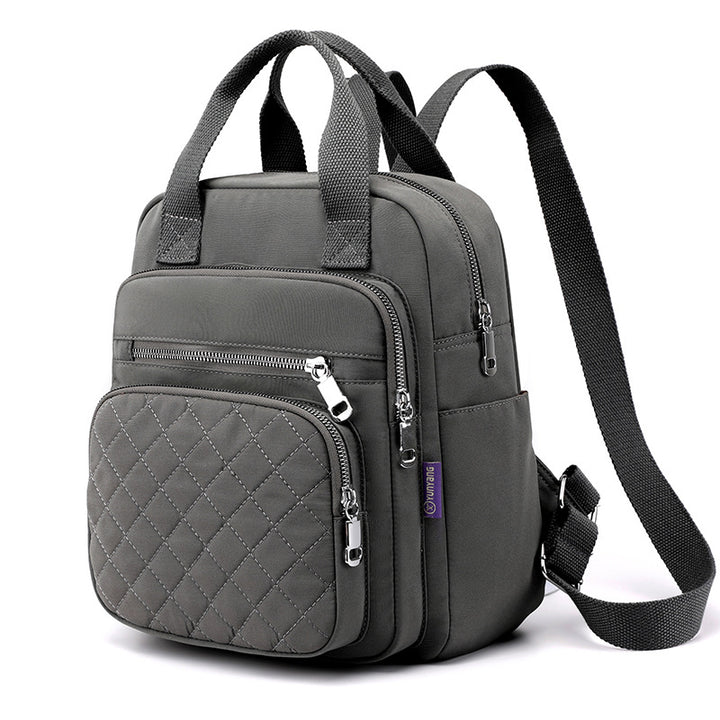 Multi-functional Quilted Backpack Bowlift