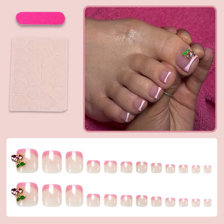 Nail art set with elegant flower decorations Bowlift