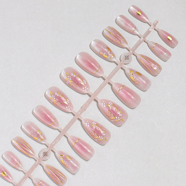Versatile Press-On Nail Art Set Bowlift