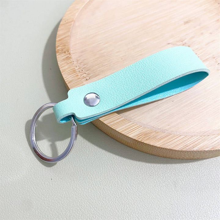Stylish Leather Keyring Bowlift