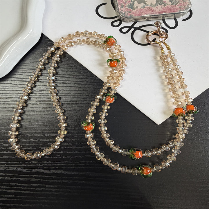 Elegant Beaded Charm Eyewear Chain Bowlift