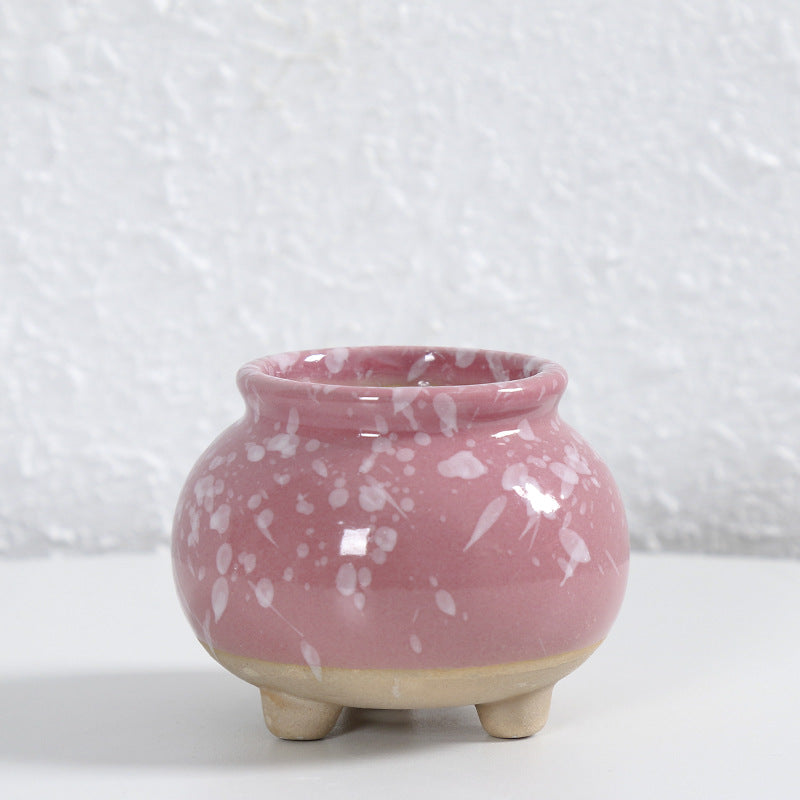 Contemporary Curved Ceramic Vase Bowlift
