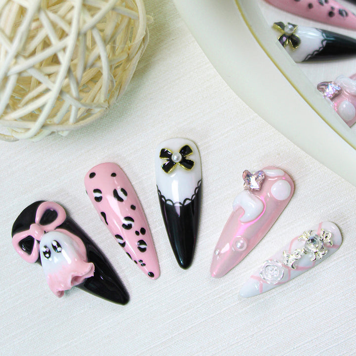 Creative Nail Art Set with Unique Designs Bowlift