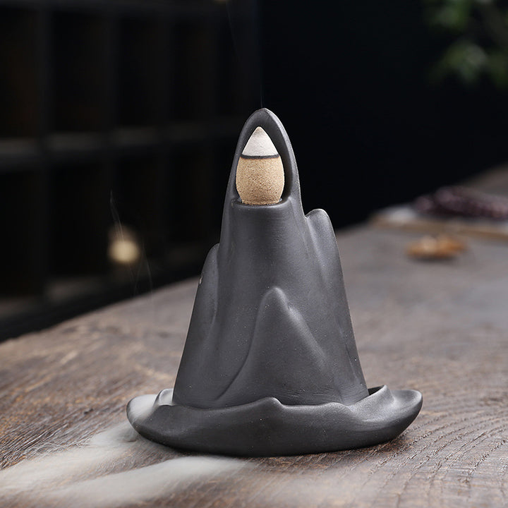 Decorative Meditation Waterfall Incense Holder