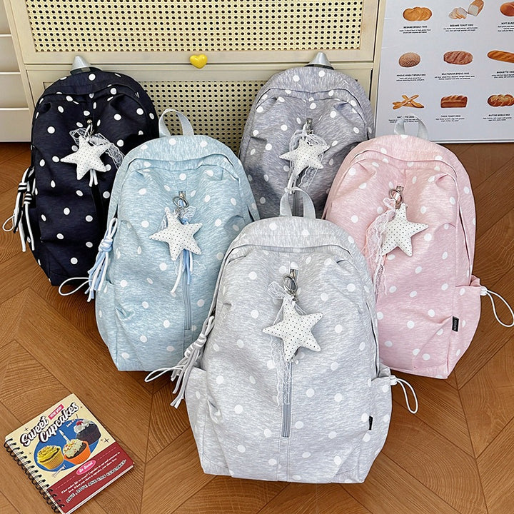 Playful Polka Dot Backpack Bowlift