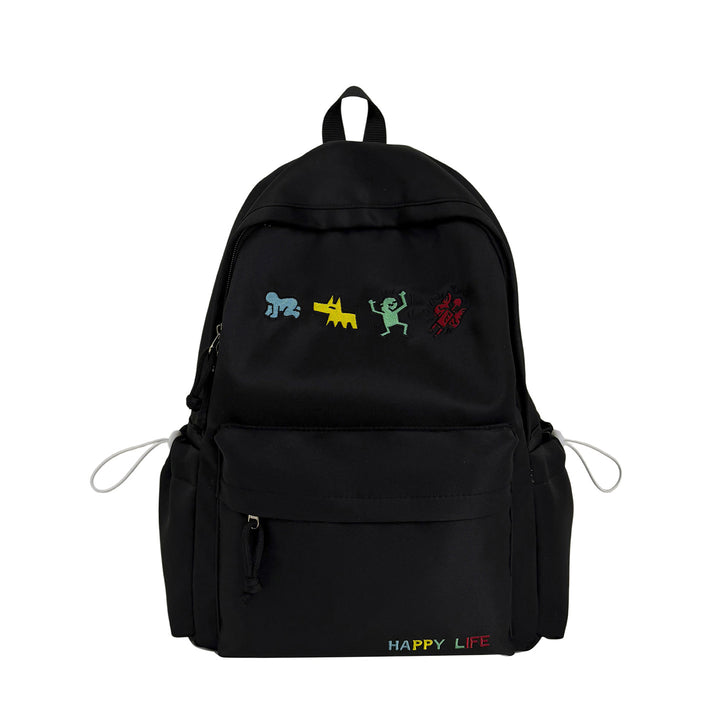Fun Themed Embroidered Backpack Bowlift