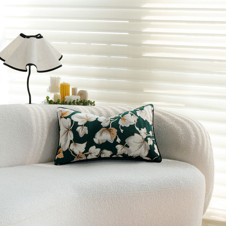 Decorative pillow with floral design