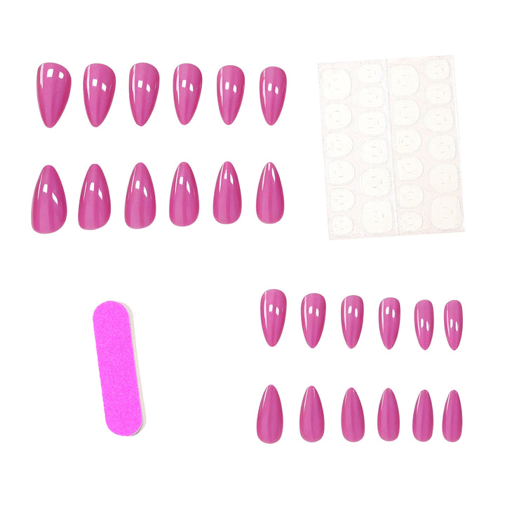 Glossy Stiletto Nail Enhancements Bowlift