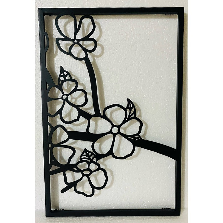 Decorative Floral Metal Wall Art Panel Bowlift