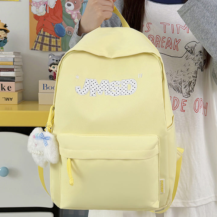 Trendy Casual Daypack with Cute Character Accent Bowlift