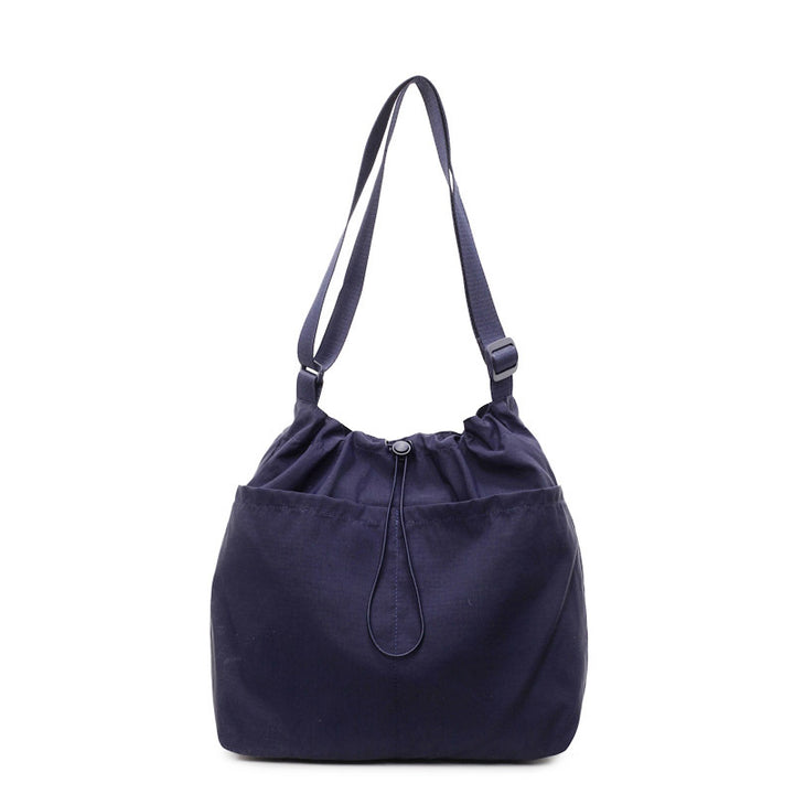 Drawstring Closure Utility Shoulder Bag