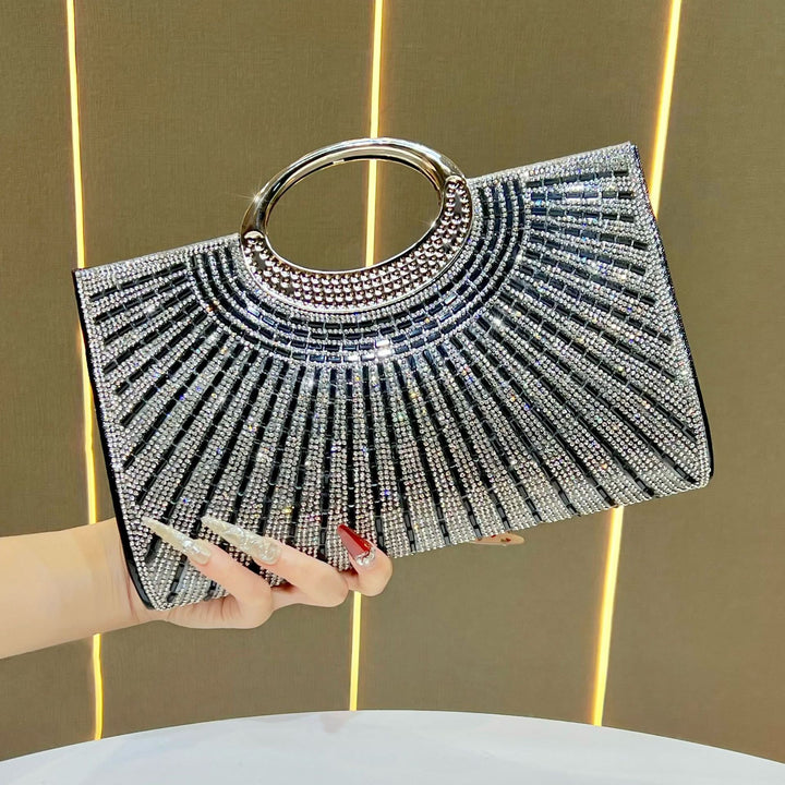 Statement Metallic Evening Clutch