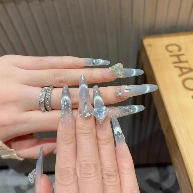 Decorative Long Stiletto Nail Set