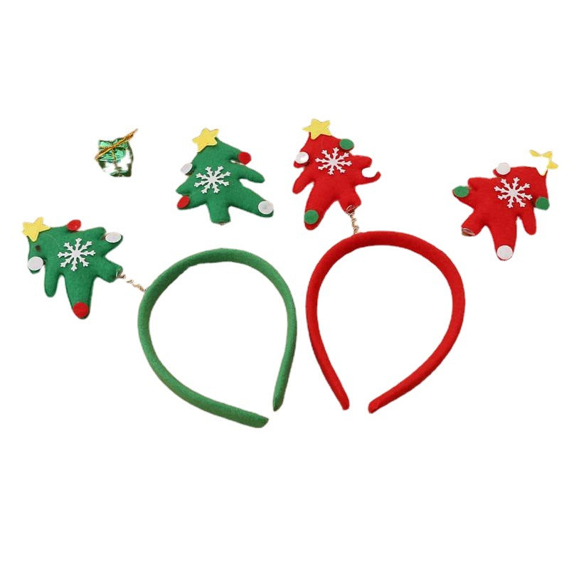 Festive Christmas Tree Hair Clip Bowlift
