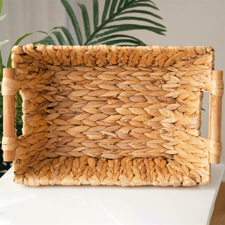 Handwoven Decorative Storage Tray Bowlift