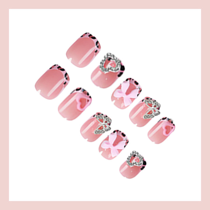 Artificial nail art with embellishments Bowlift