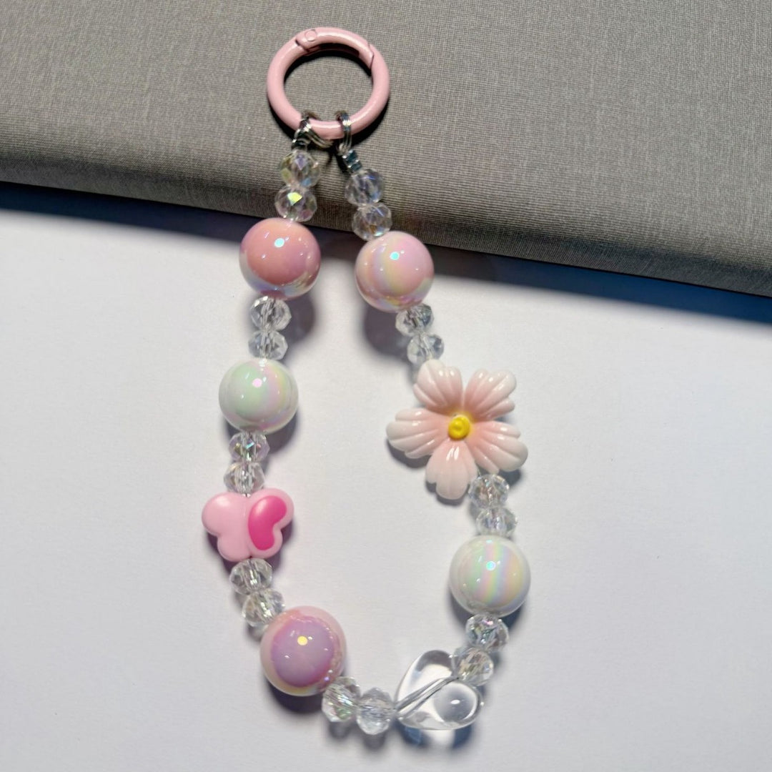 Beaded Charm Keychain Bowlift