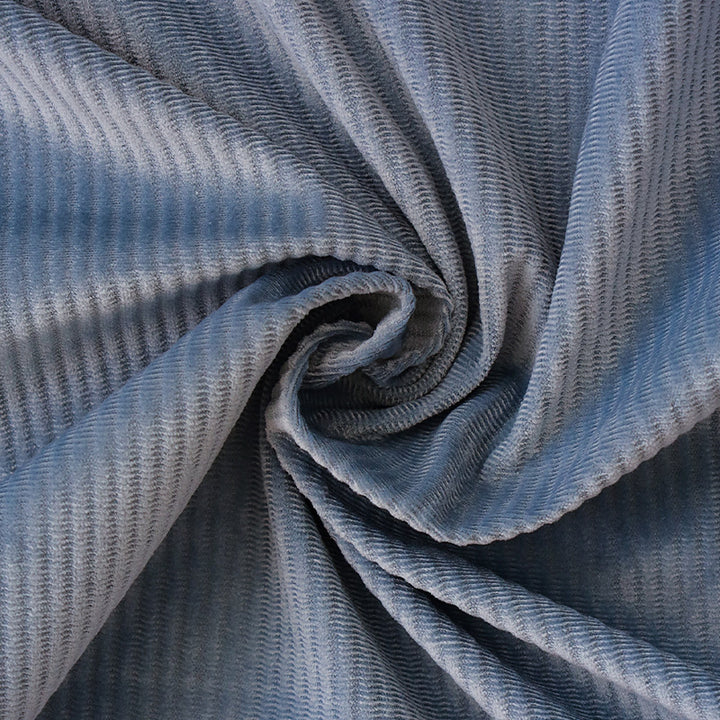 Square cord decorative pillow cover with fine ribbed structure and concealed zipper Bowlift
