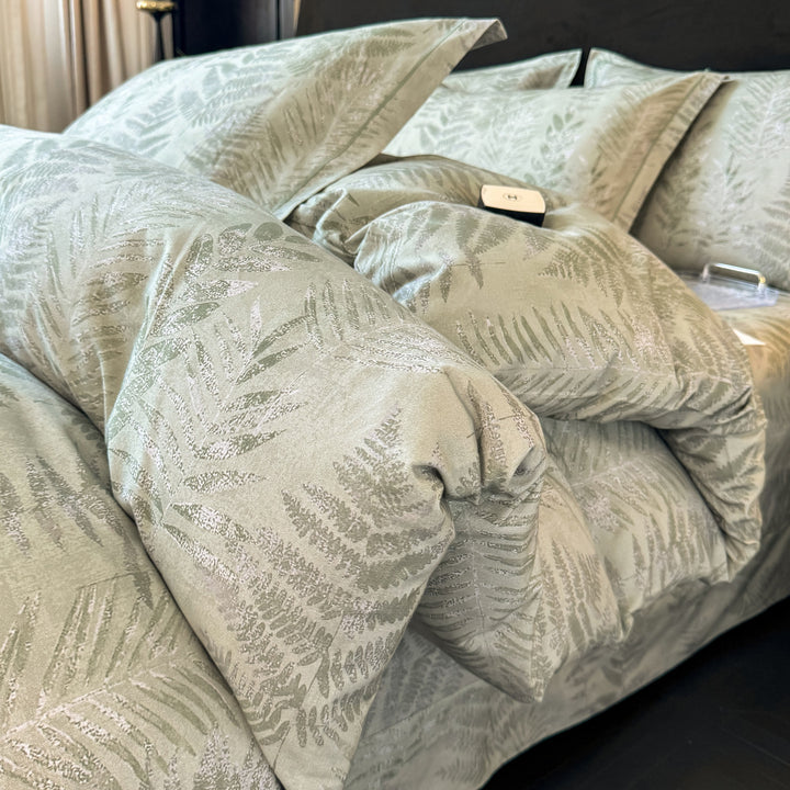Textured Patchwork Bedding Set