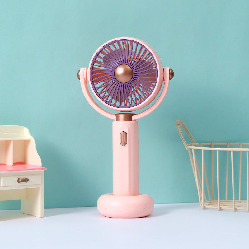 Ladies Portable Hand Fan with Flexible Design Bowlift